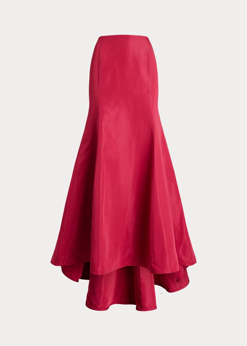ポロ ラルフ ローレン スカート レディース 赤 Taffeta Mermaid マキシskirt QDPTJ3490
